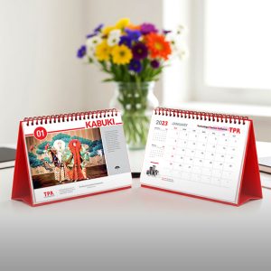 desain kalender meja